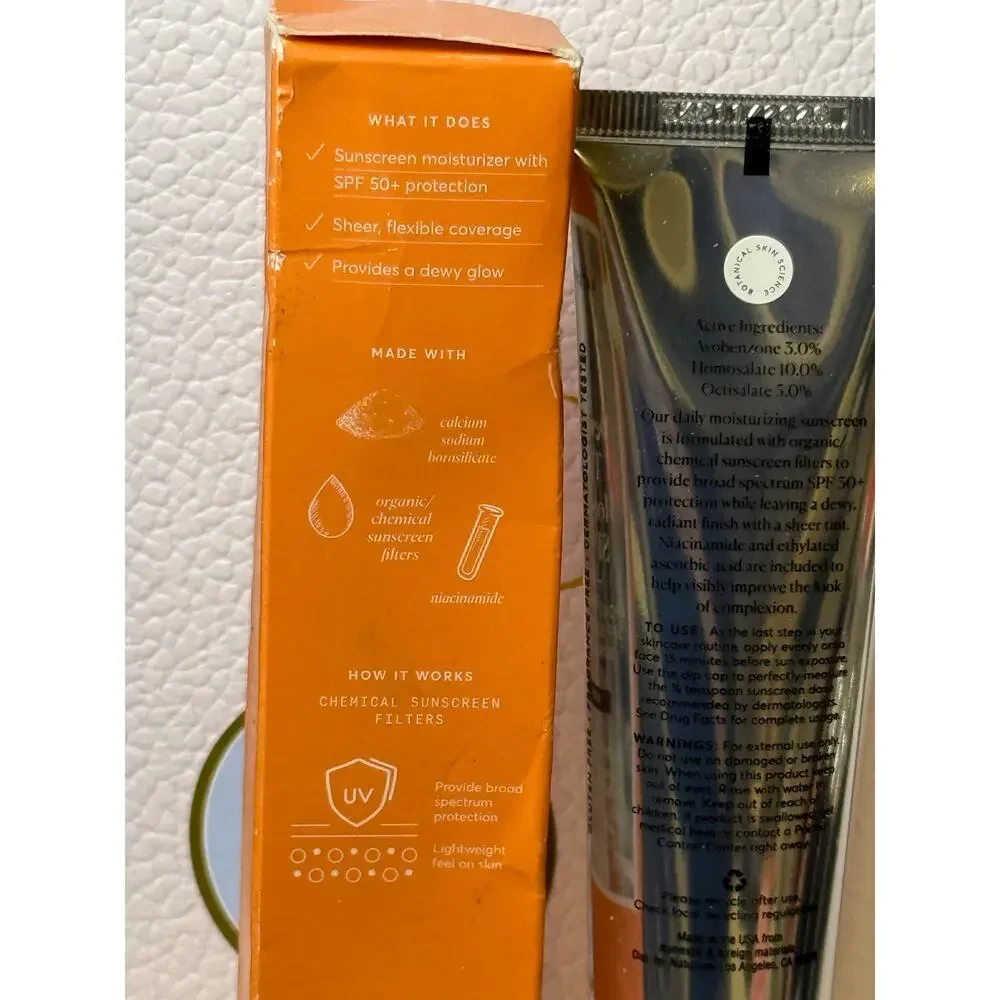 Naturium Dew-Glow Tinted Moisturizer SPF 50+ / DEEP - 50 mL - NEW in box